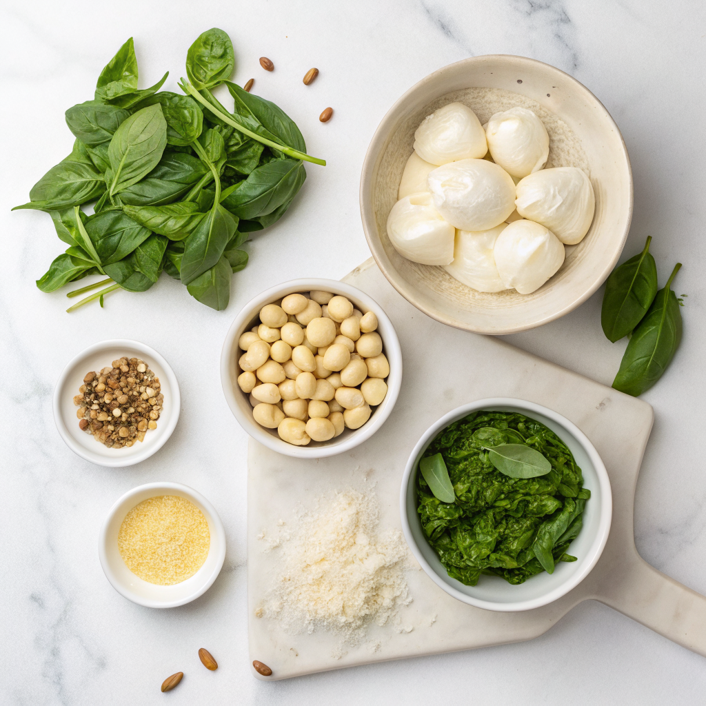 Pesto Gnocchi With Burrata | Home Cook Legacy Pesto gnocchi with burrata