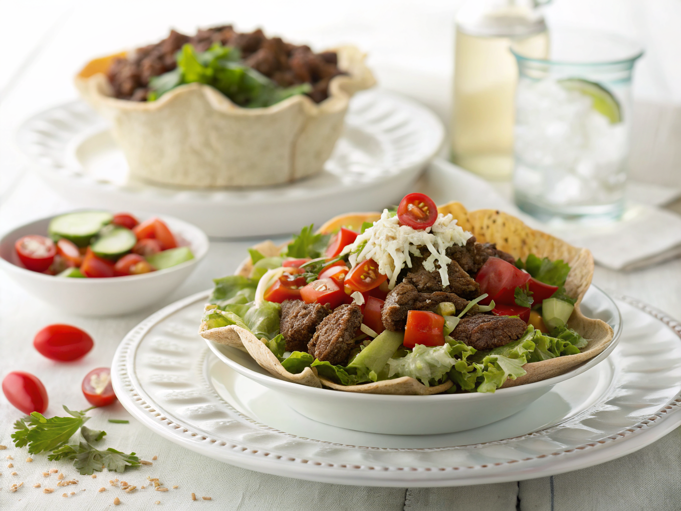 Protein Beef Taco Salad | Home Cook Legacy Protein beef taco salad
