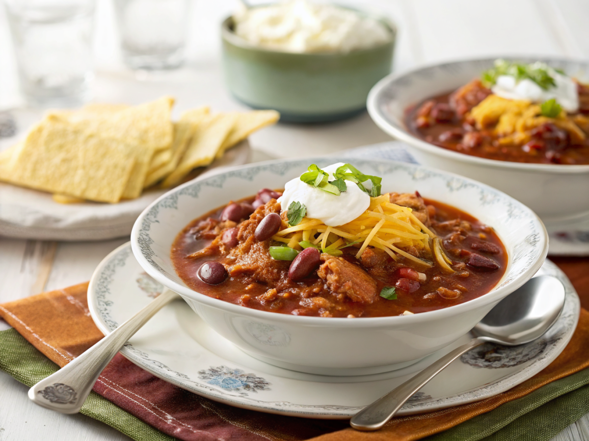 Quick and easy mississippi chicken chili