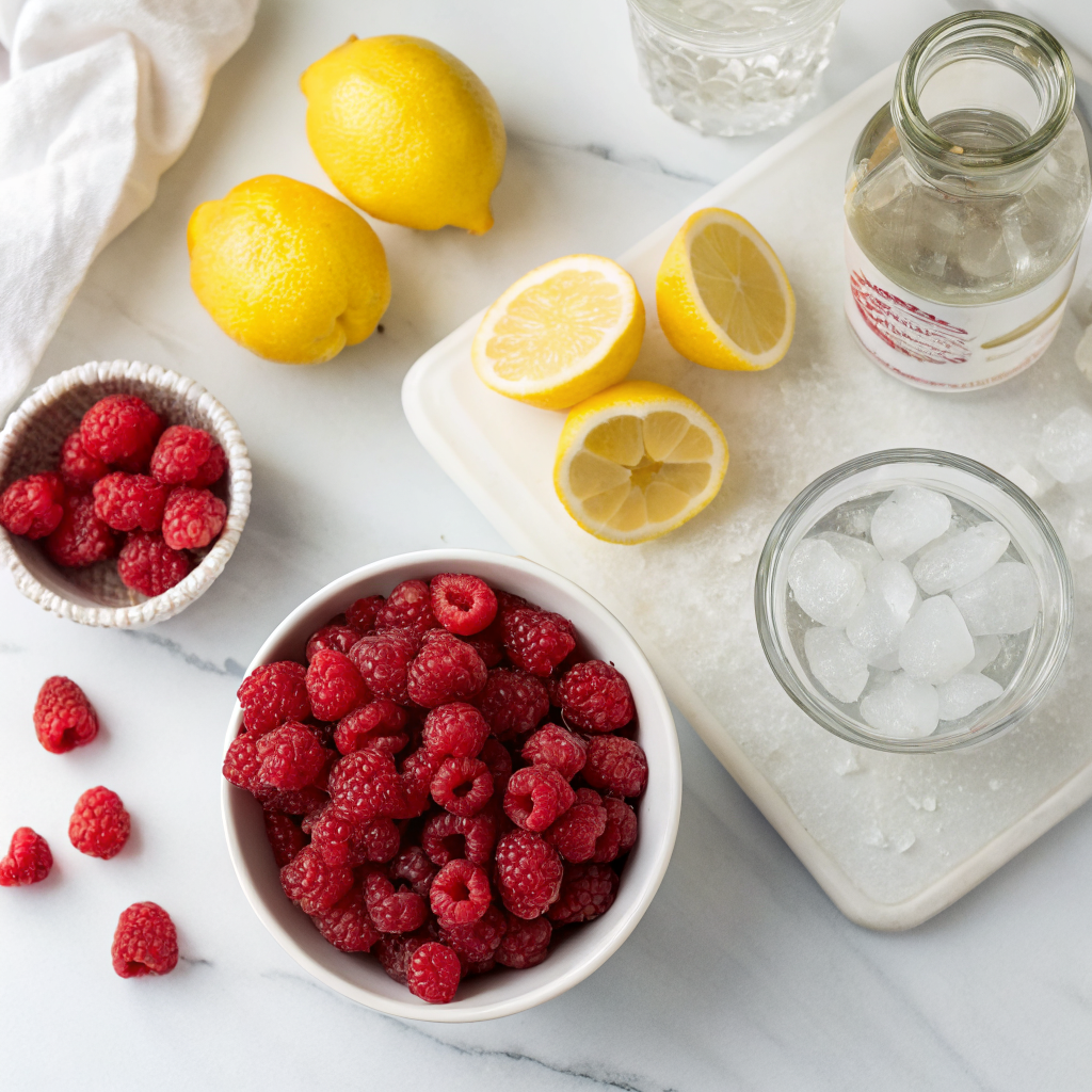 Raspberry Lemon Sparkling Water | Home Cook Legacy Raspberry lemon sparkling water