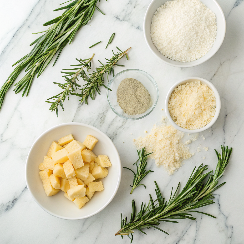 Rosemary parmesan crackers