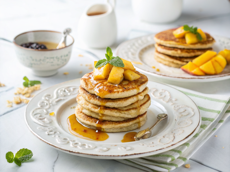 Mango pancakes recipe