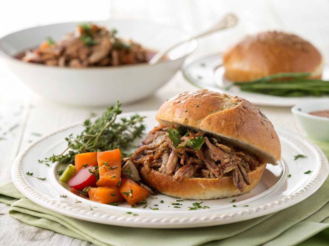 Slow Cooker Pulled Pork | Home Cook Legacy Slow cooker pulled pork