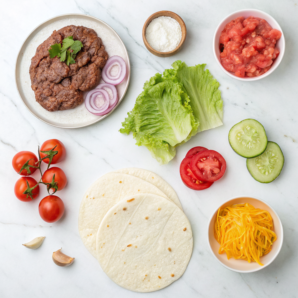Smash Burger Tacos | Home Cook Legacy Smash burger tacos ingredients