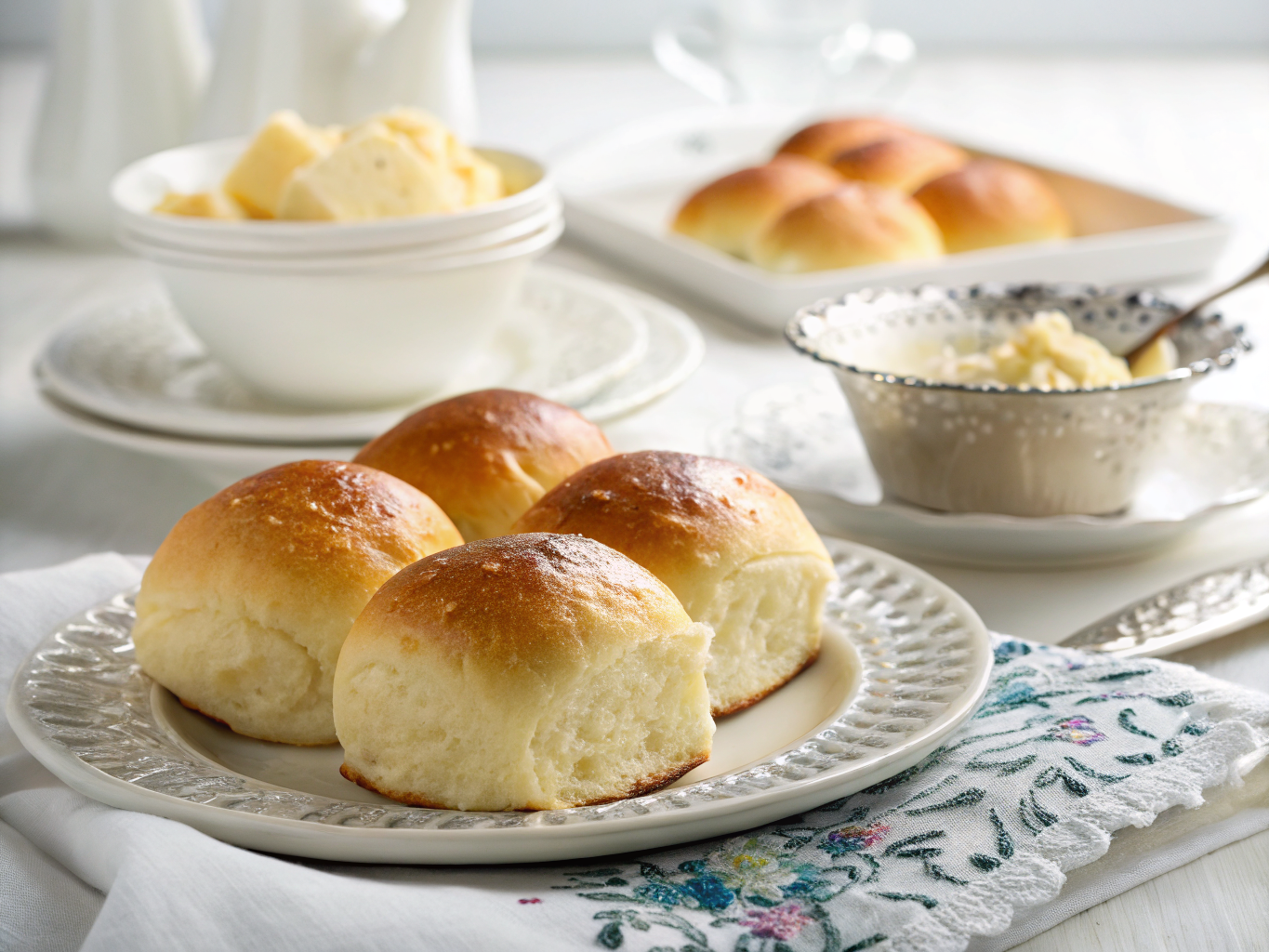 Soft dinner rolls