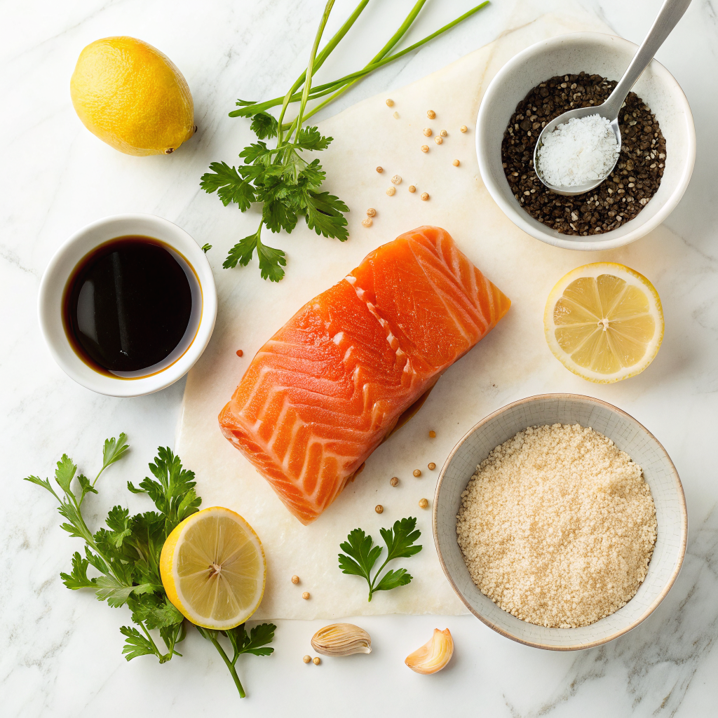 Soy glazed salmon air fryer ingredients