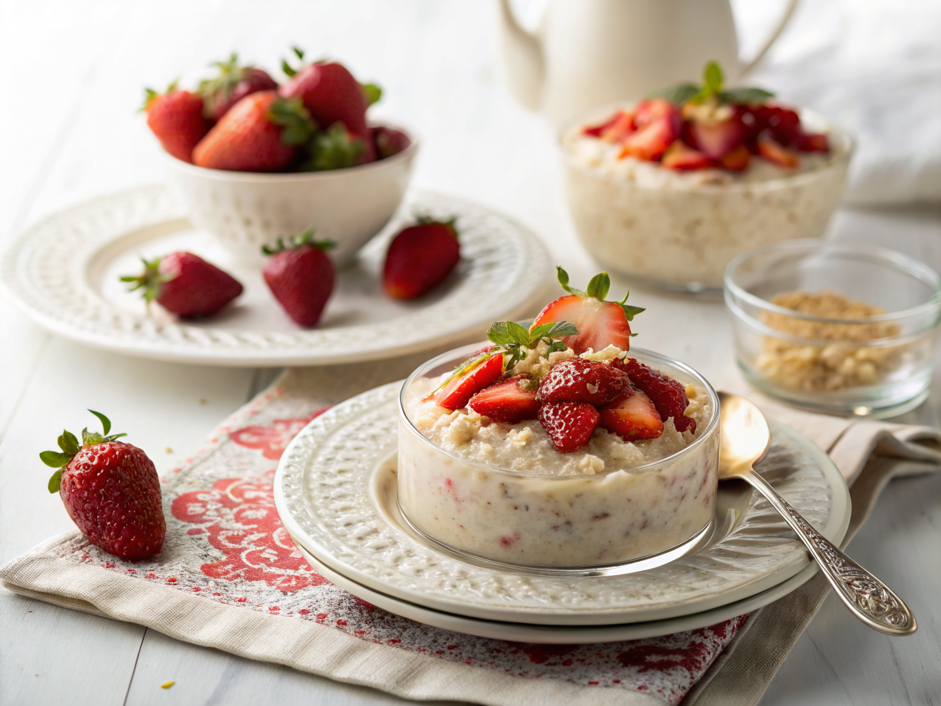 Strawberry Cheesecake Overnight Oats
