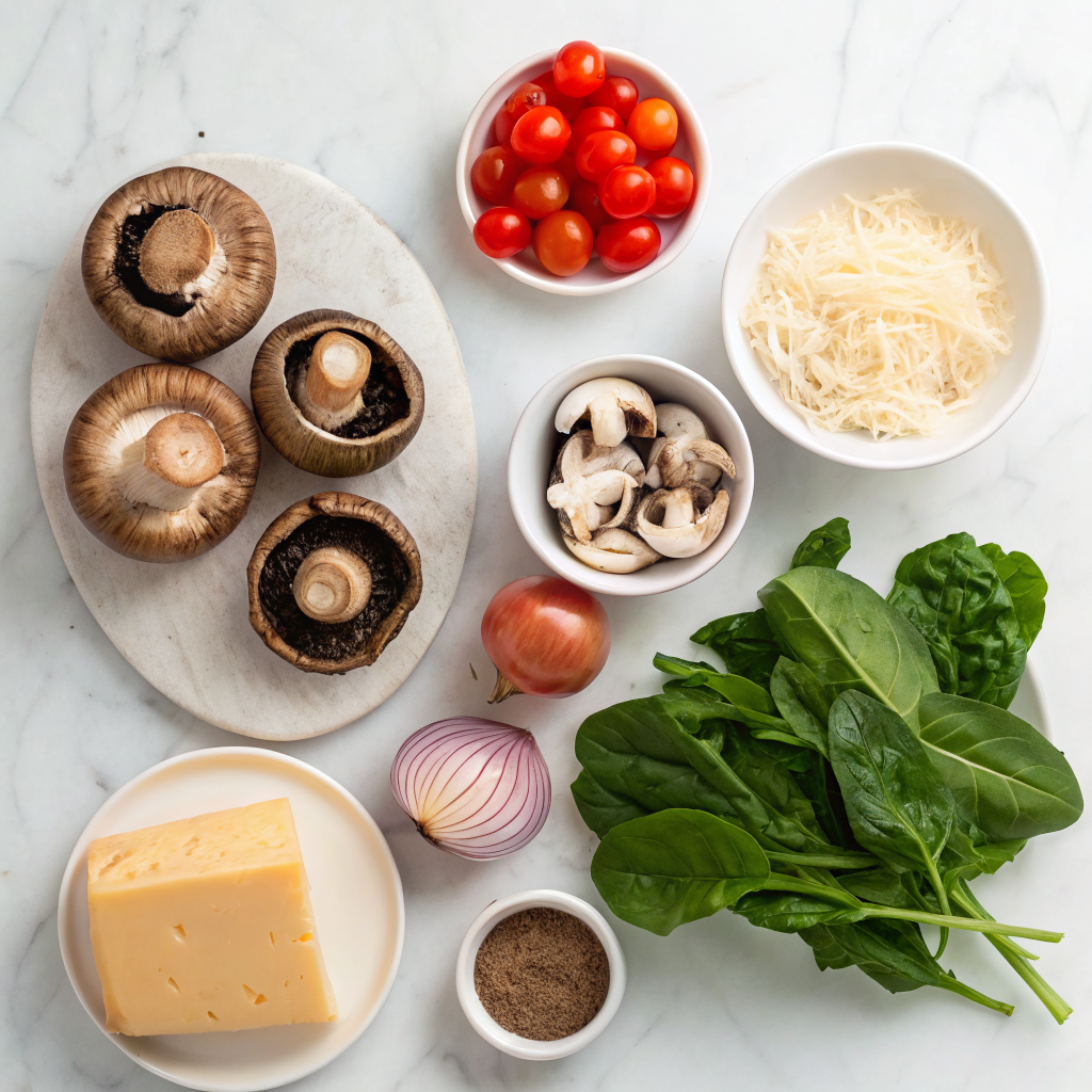Stuffed Portobello Mushrooms | Home Cook Legacy Stuffed portobello mushrooms