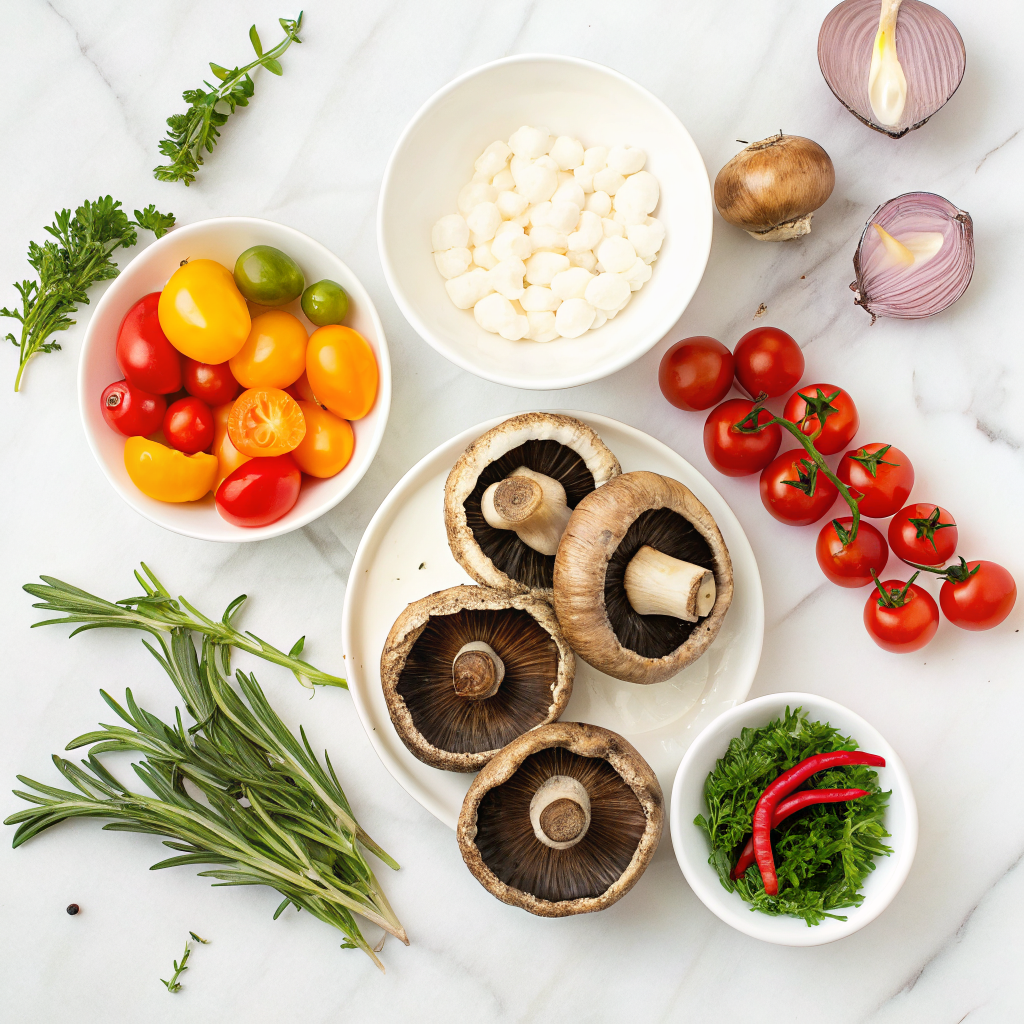 Stuffed portobello mushrooms ingredients