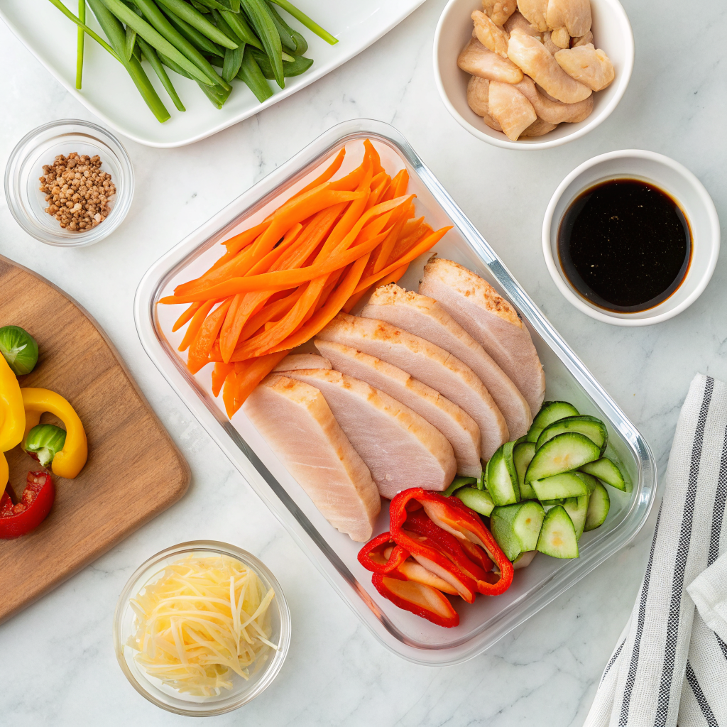 Teriyaki chicken meal prep