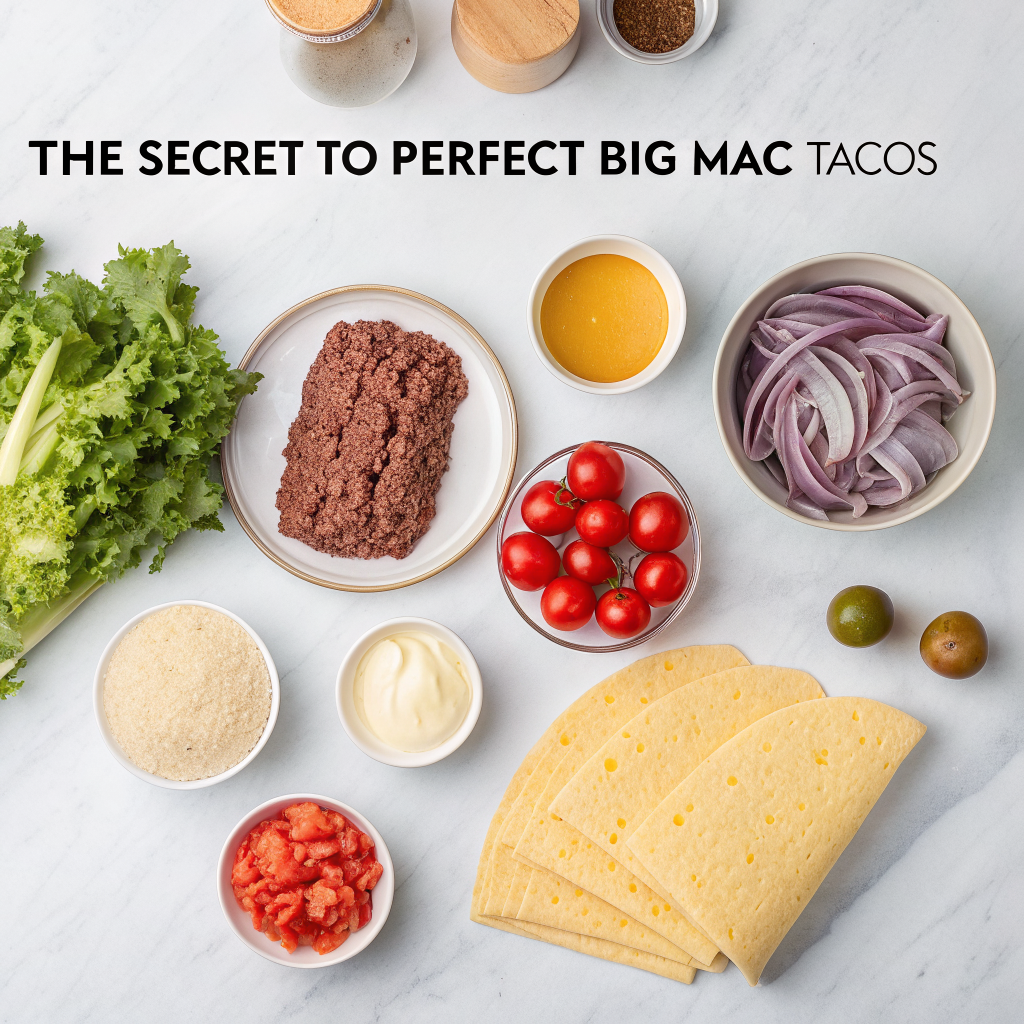 Big mac tacos ingredients