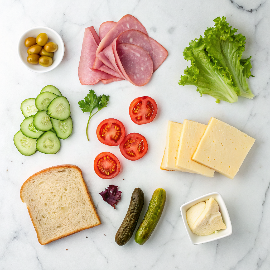 Pickle sandwich ingredients