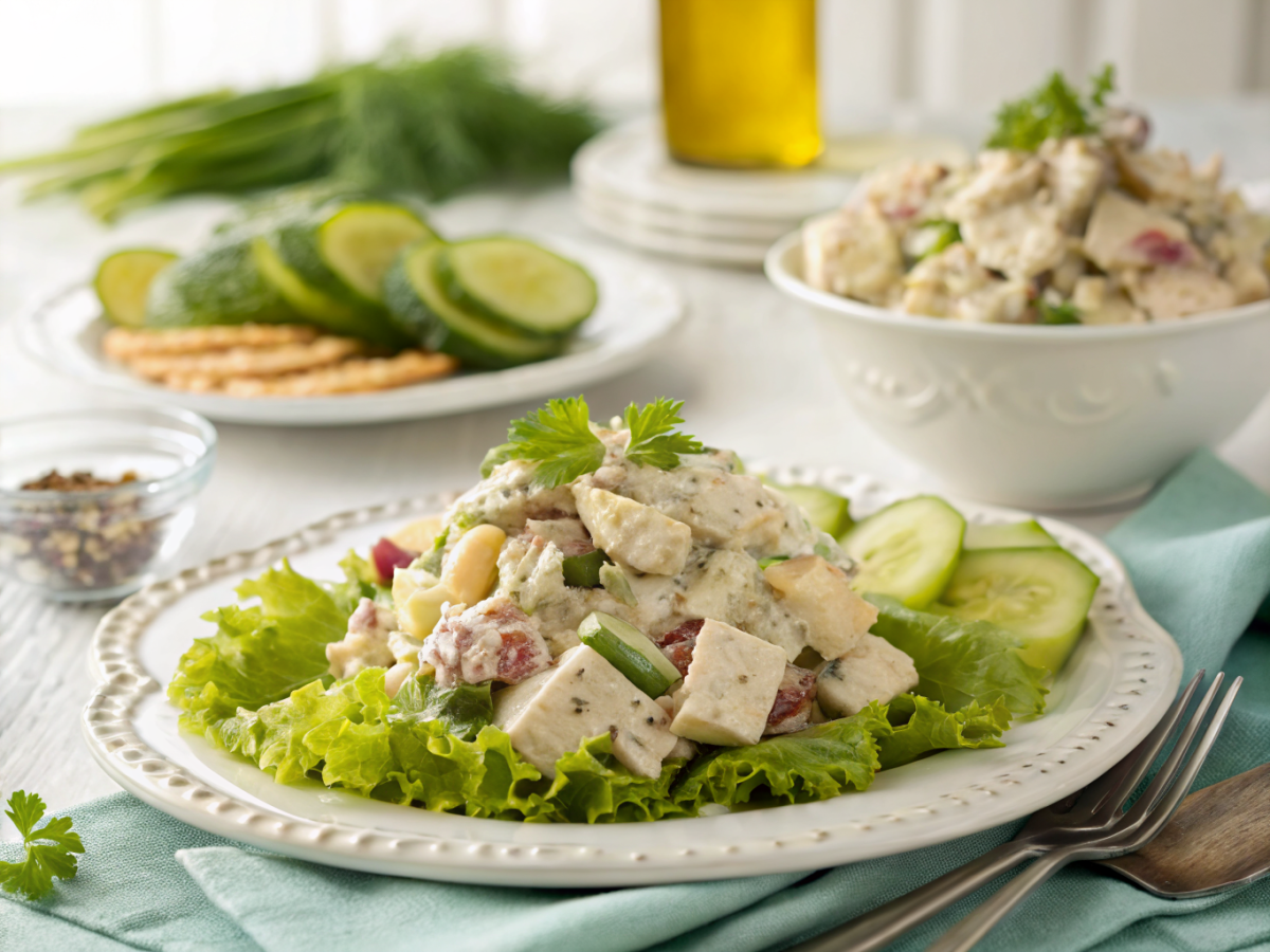 Ultimate dill pickle chicken salad recipe