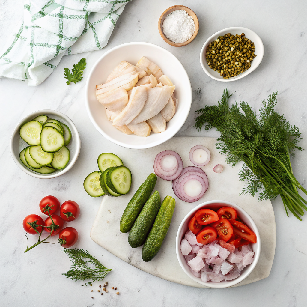 Dill pickle chicken salad ingredients