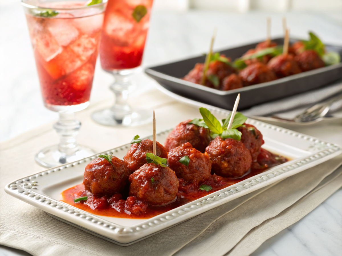 Ultimate red devil cocktail meatballs recipe