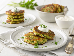 Zucchini fritters recipe