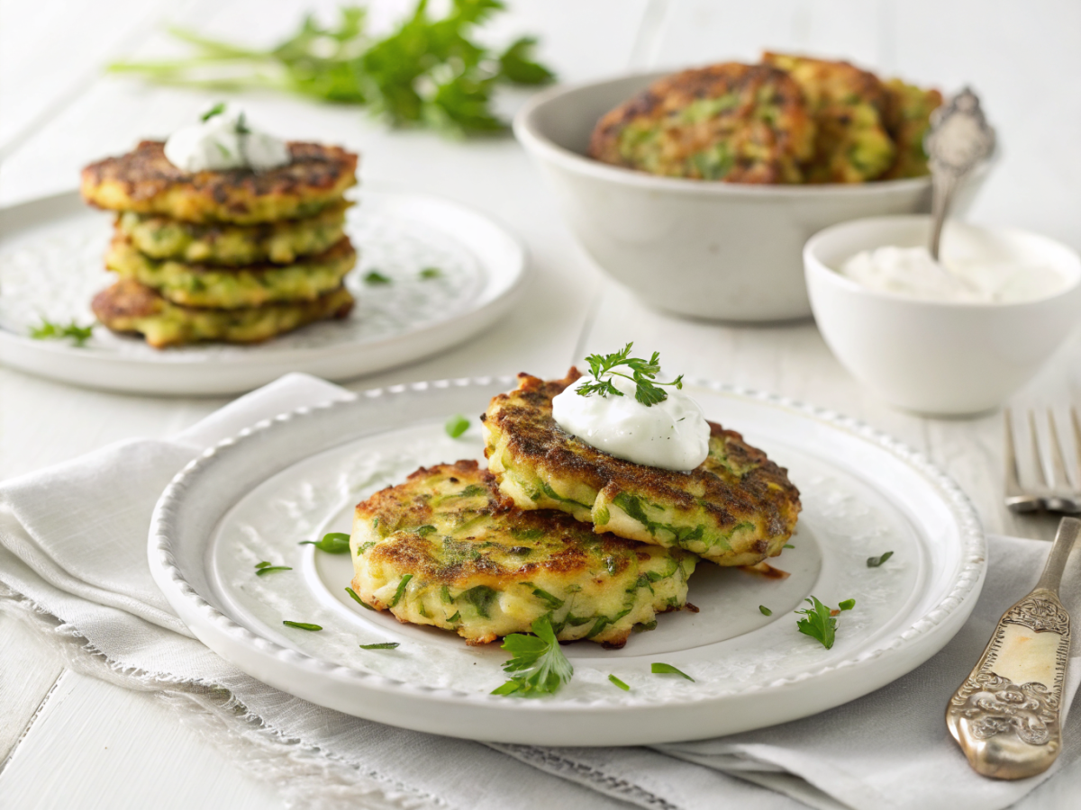 Ultimate zucchini fritters recipe