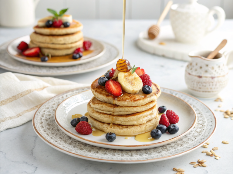 Banana oat pancakes recipe