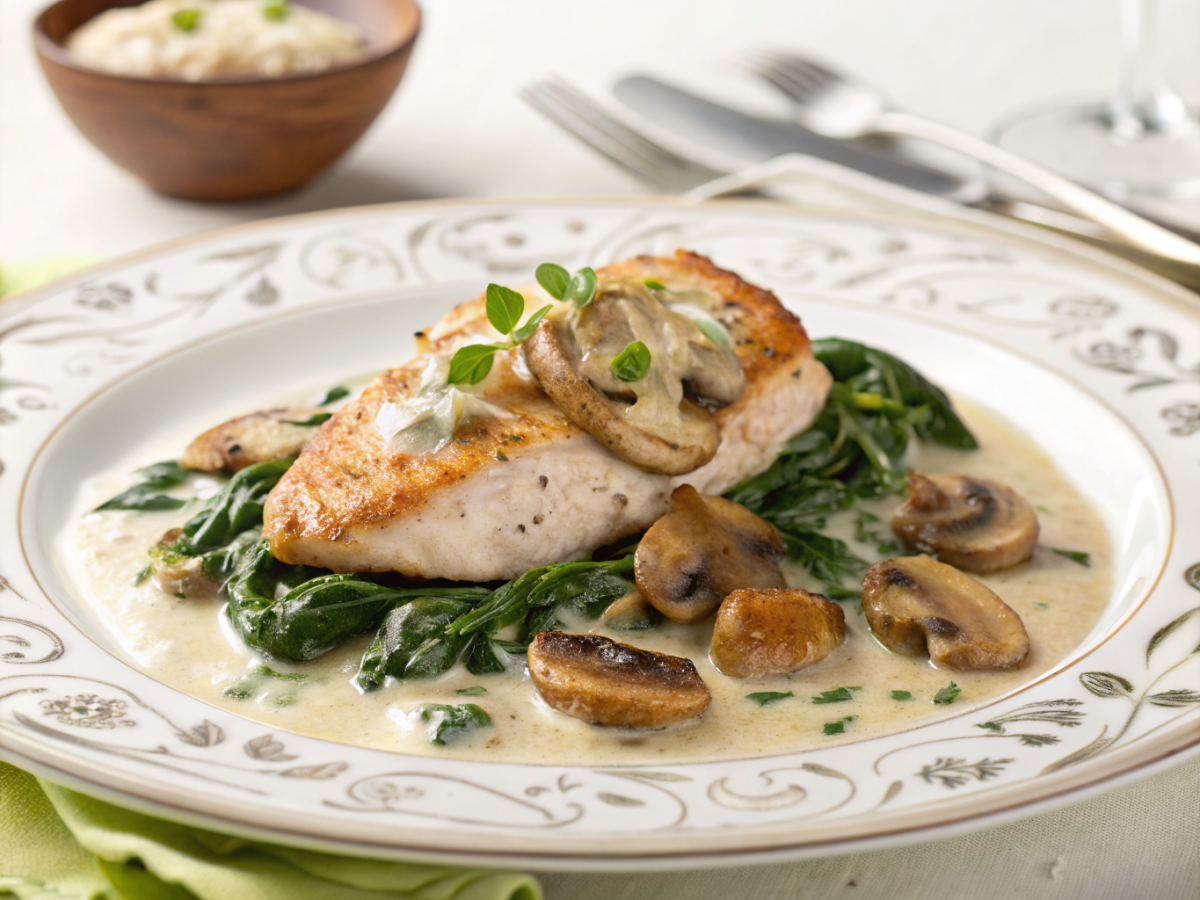 Creamy Spinach Mushroom Chicken Recipe: 5 Easy Tips For The Best Results | Home Cook Legacy Viral creamy spinach mushroom chicken tutorial
