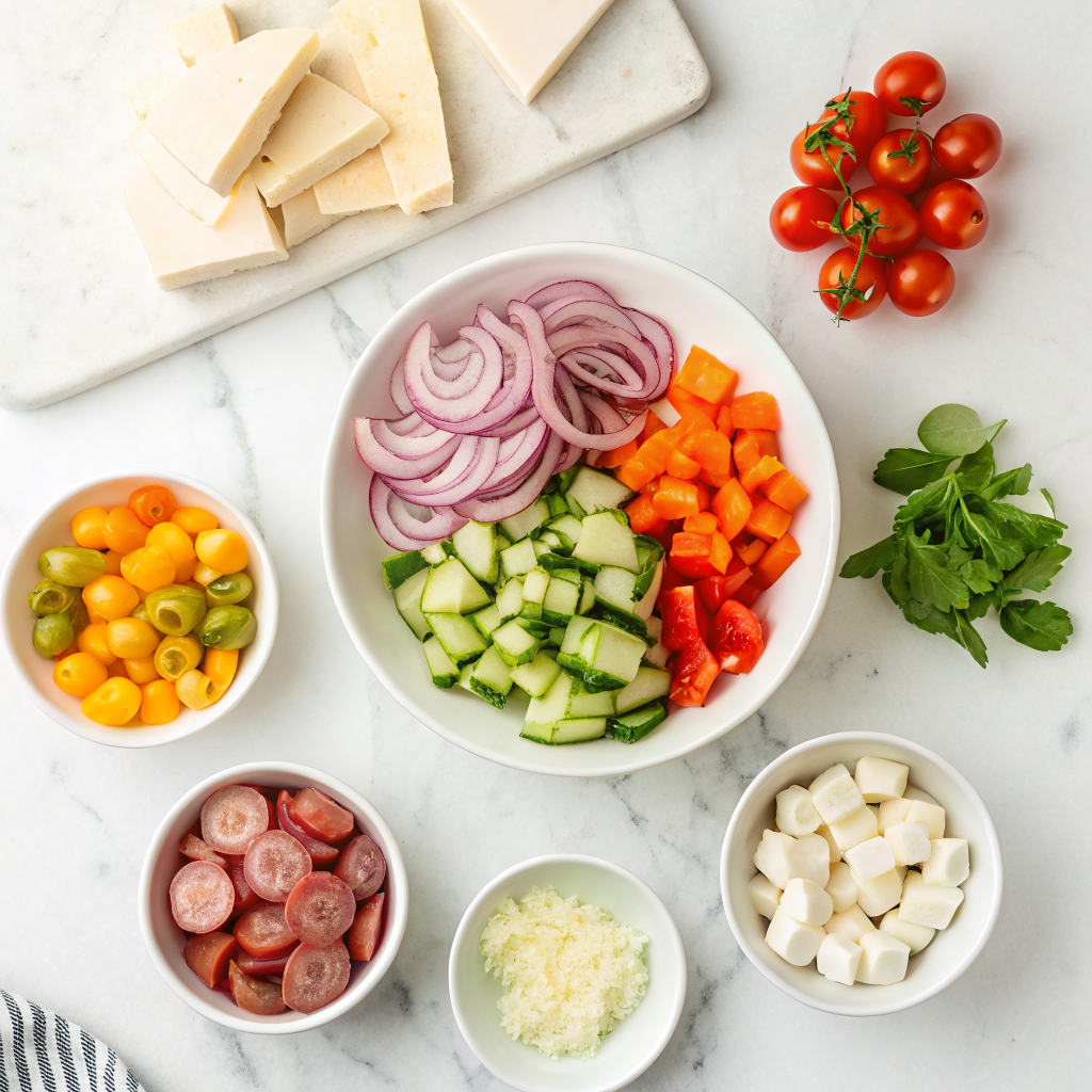 Italian chopped salad ingredients