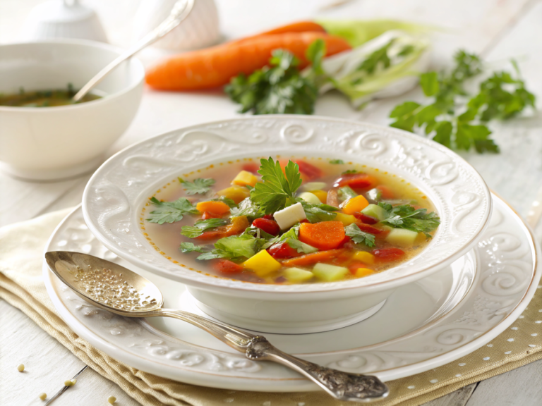 Zero waste vegetable scraps soup recipe