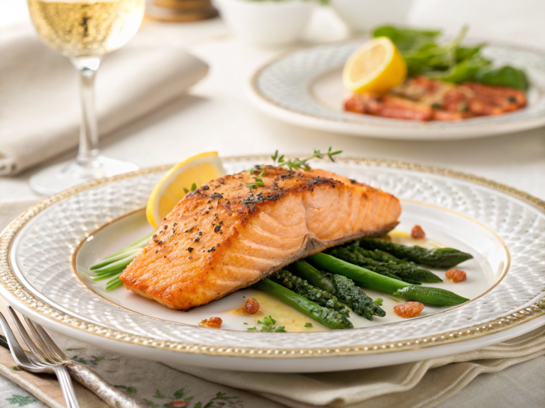 Air fryer salmon fillet recipe