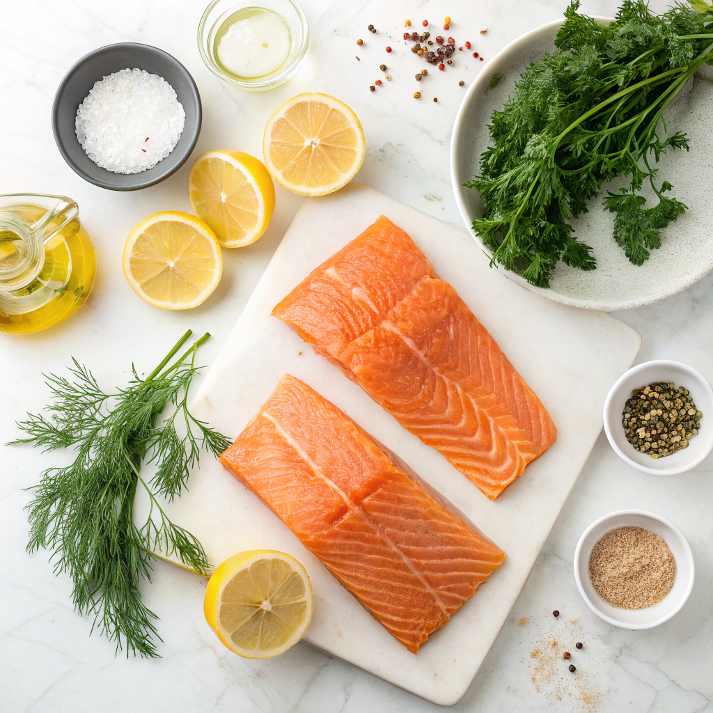 Air fryer salmon fillet ingredients