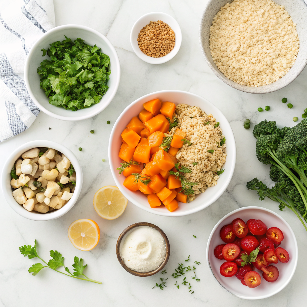 Anti-Inflammatory Quinoa Bowl With Roasted Veggies Recipe | Home Cook Legacy Anti-inflammatory quinoa bowl with roasted veggies ingredients