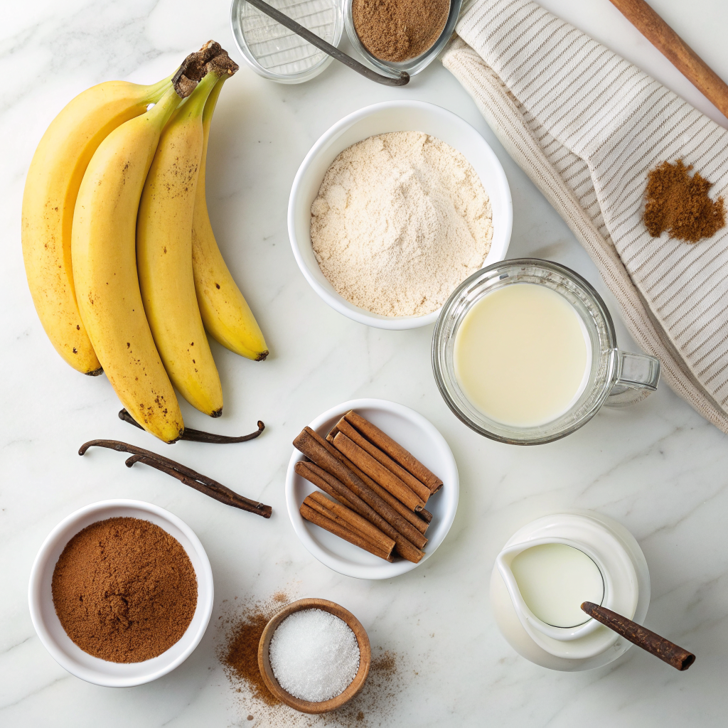Banana Bread Latte With Cinnamon Recipe | Home Cook Legacy Banana bread latte with cinnamon ingredients
