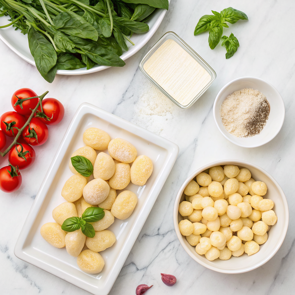 Sheet pan gnocchi ingredients