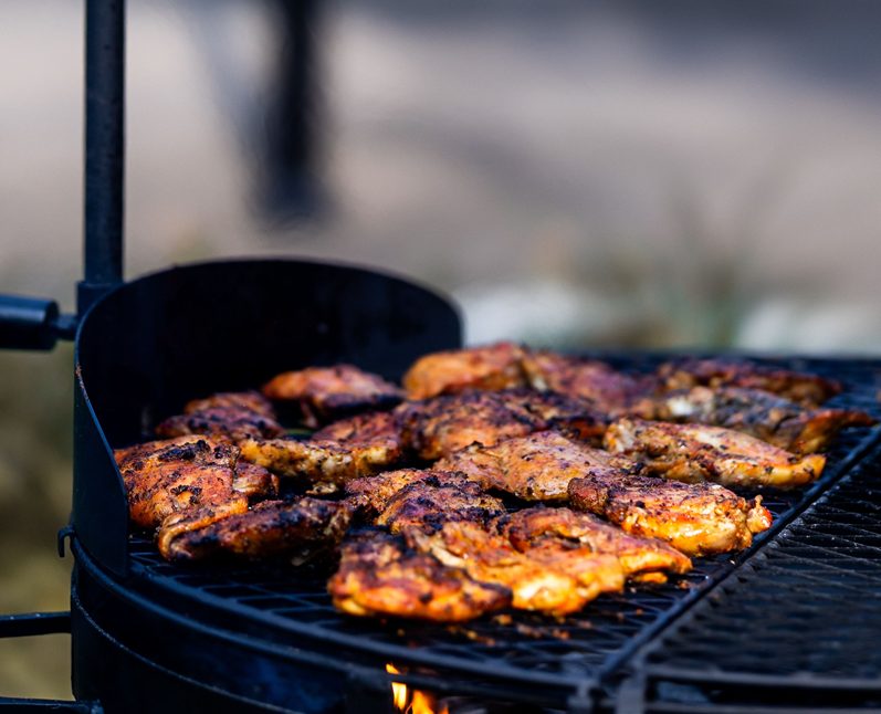 My Grandmother'S Jamaican Jerk Chicken | Home Cook Legacy Jamaican jerk chicken grilled on charcoal