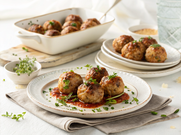 High protein meal prep turkey meatballs recipe