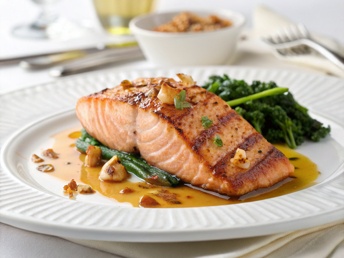 Honey garlic salmon no soy sauce everyone will ask you to make again