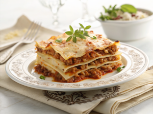 Dumpling lasagna using wonton wrappers recipe