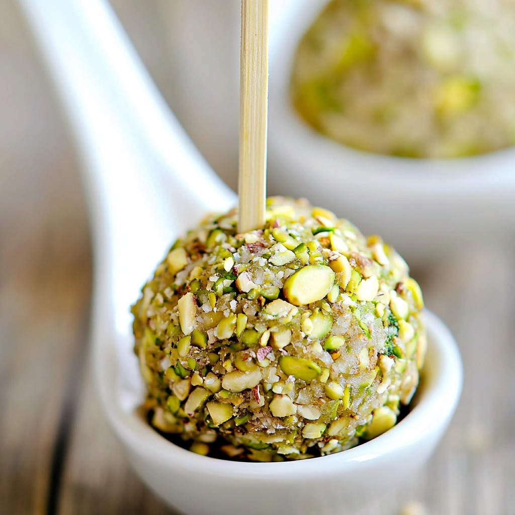 Goat Cheese Balls With Crunchy Pistachios | Home Cook Legacy Goat cheese balls with crunchy pistachios recipe photo