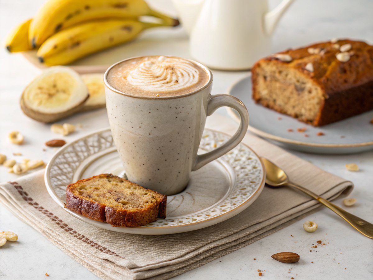 Banana bread latte that everyone will save