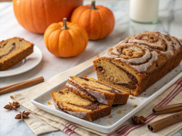 Cinnamon swirl pumpkin bread