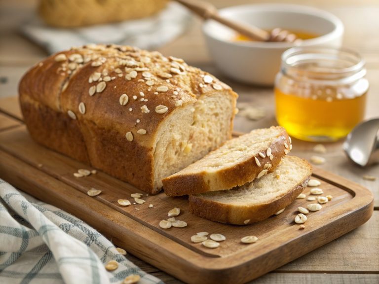 Delightful honey oatmeal bread