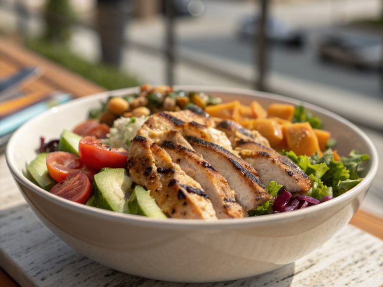 Savory mediterranean chicken bowls