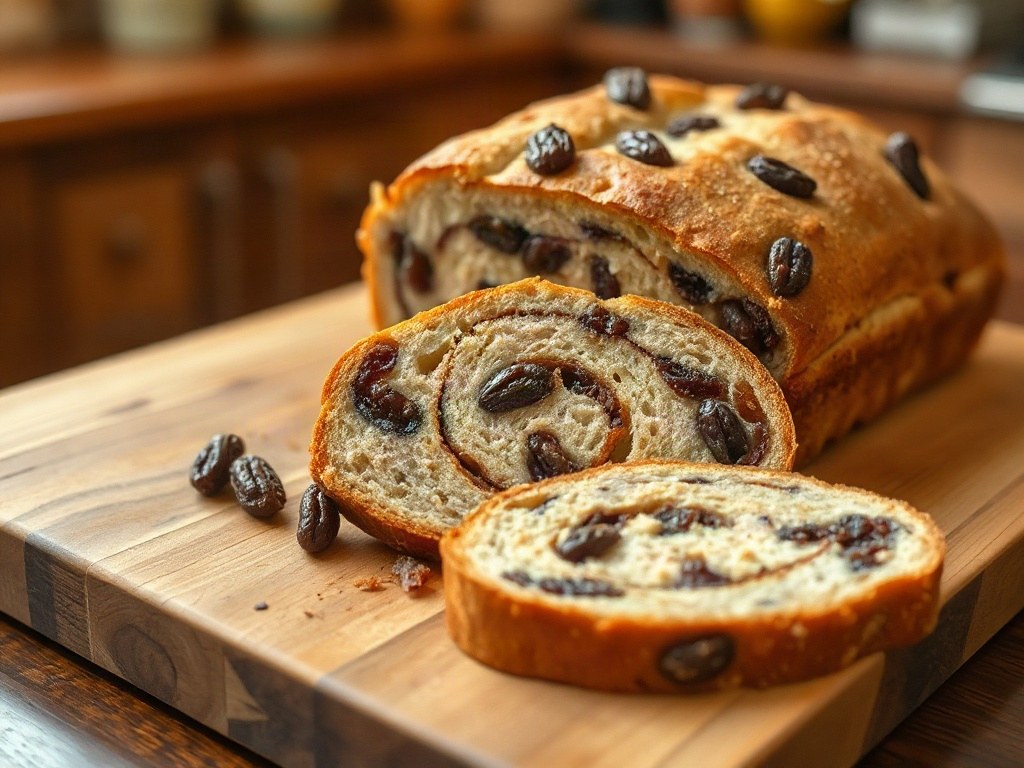 Cinnamon Raisin Swirl Bread