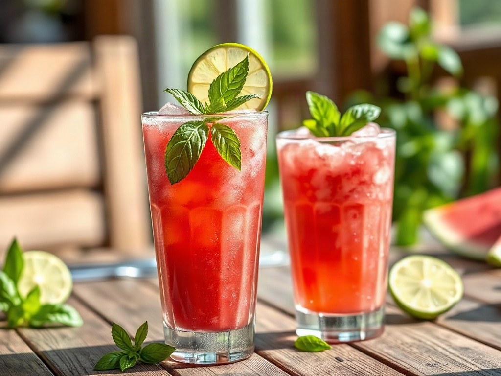 Frozen Watermelon Basil Electrolyte Slush