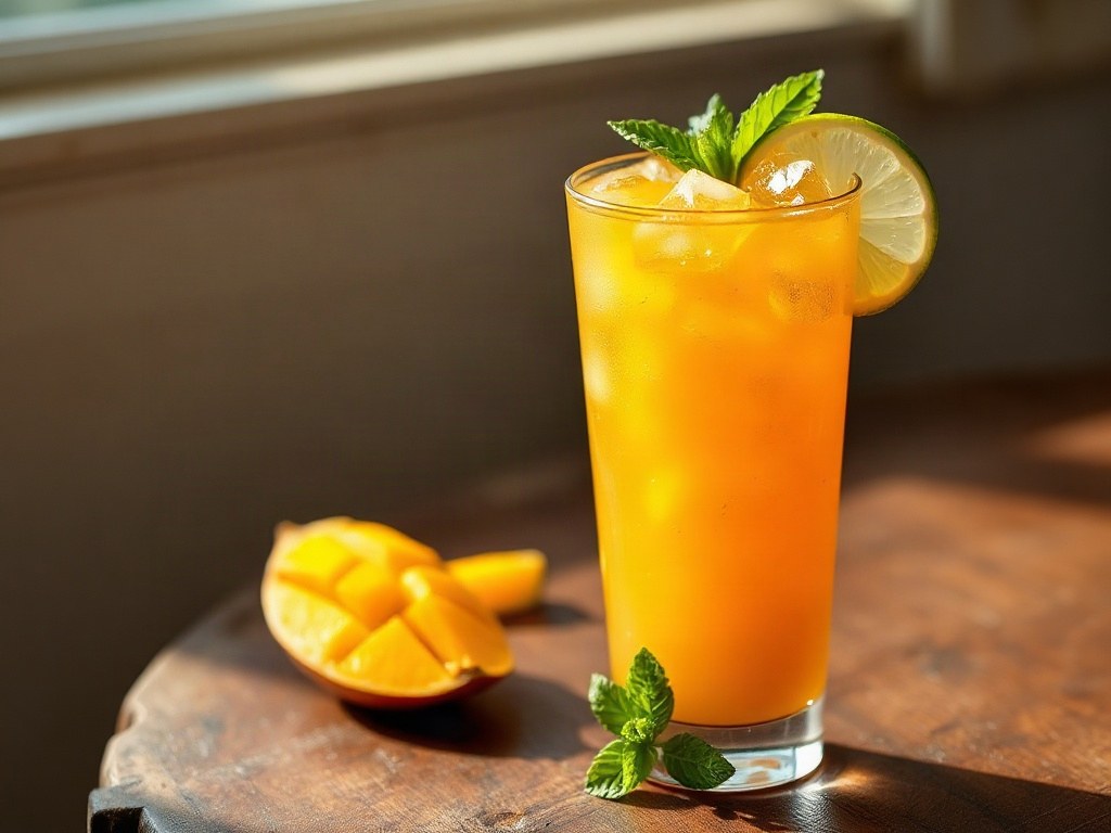 Mango Ginger Mule Mocktail