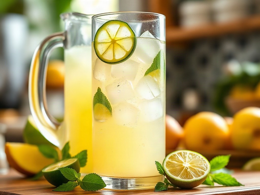 Spicy pineapple jalapeño detox agua fresca recipe photo
